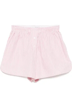 Lacoste Shorts a righe in popeline