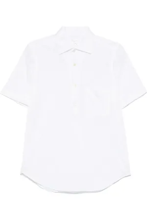 Finamore Polo in cotone con ricamo logo