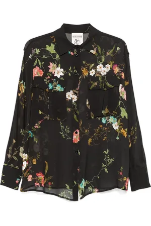 SEMICOUTURE Camicia a fiori