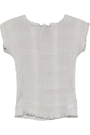 REMAIN Top plissettato in chiffon