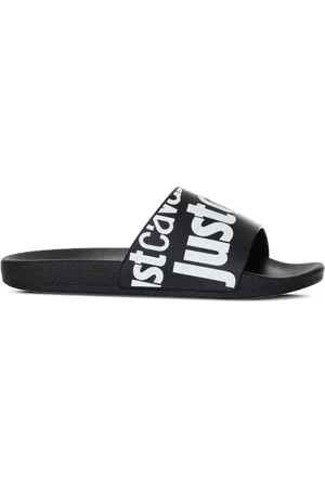 Roberto Cavalli Sandali slides con stampa
