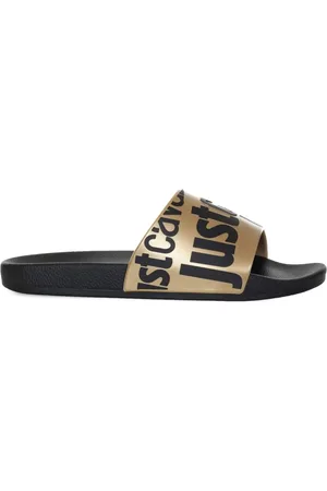 Roberto Cavalli Sandali slides con stampa