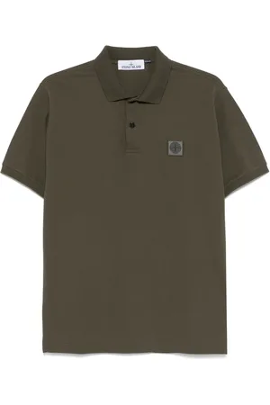 Stone Island Polo con applicazione logo