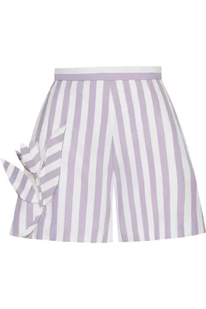 Oscar de la Renta Shorts a fiori con dettaglio cut-out