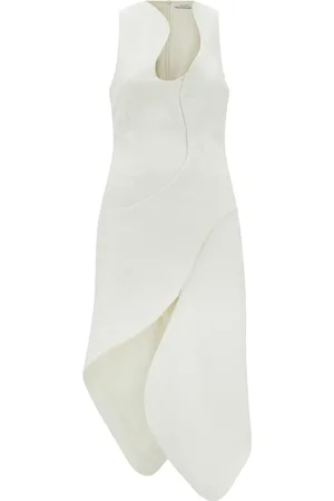 Salvatore Ferragamo Abito midi asimmetrico