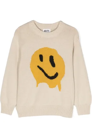 Molo Maglione con design a intarsi