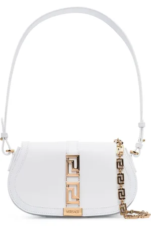 VERSACE Borsa a spalla con placca Greca