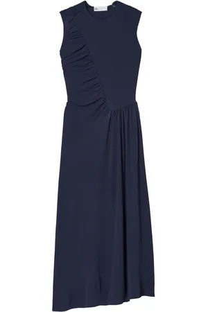 Tory Burch Abito midi con ruches