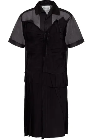 Maison Margiela Abito midi con design a strati