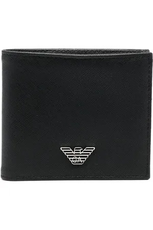 Emporio Armani Portafoglio bi-fold con placca logo