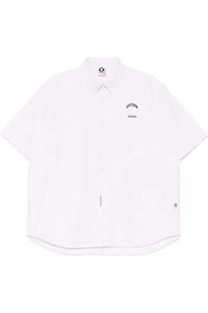 A Bathing Ape Camicia APENOW a righe con logo
