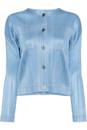PLEATS PLEASE ISSEY MIYAKE Giacca denim
