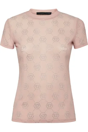 Philipp Plein T-shirt Pure Monogram Strass