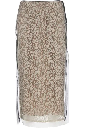 Fendi Gonna midi con design a strati