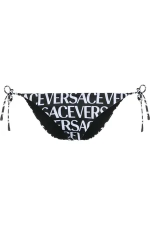 VERSACE Slip bikini con stampa