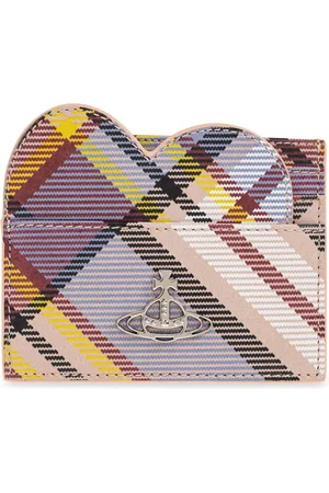 Vivienne Westwood Portafoglio Heart a quadri