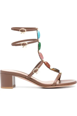 Gianvito Rossi Sandali in pelle Shanti 55mm