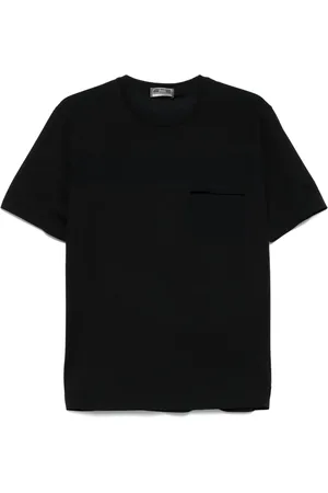 HERNO T-shirt con logo goffrato