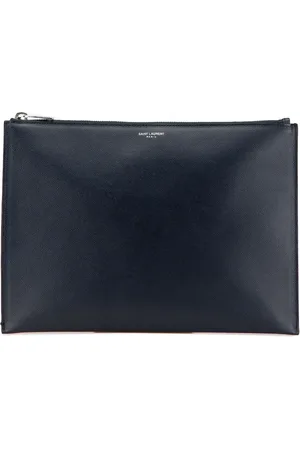 Saint Laurent Clutch Graing de Poudre con zip 2018