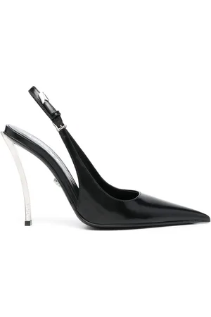 VERSACE Pumps Pin Point 115mm con cinturino posteriore
