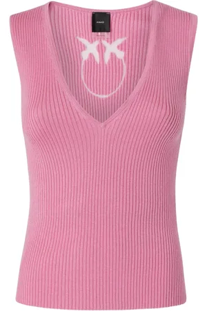 Pinko Top smanicato a coste