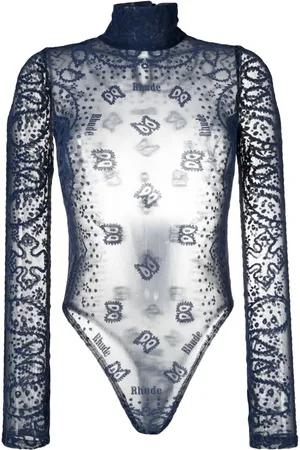 Rhude Body con ricamo