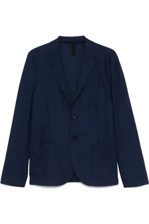 Harris Wharf London Blazer con lavorazione a nido d