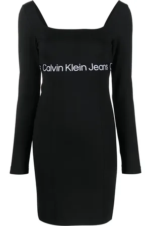Calvin Klein Abito corto con banda logo