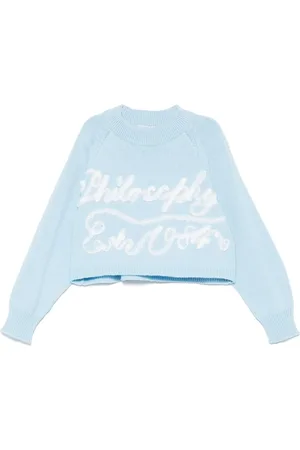 PHILOSOPHY DI LORENZO SERAFINI Maglione con applicazione logo