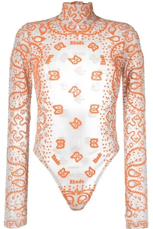 Rhude Body con ricamo