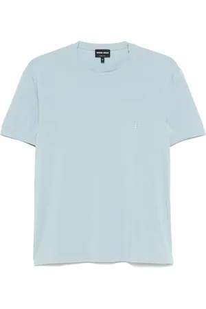 Giorgio Armani T-shirt con logo ricamato
