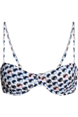 Tory Burch Top bikini con stampa