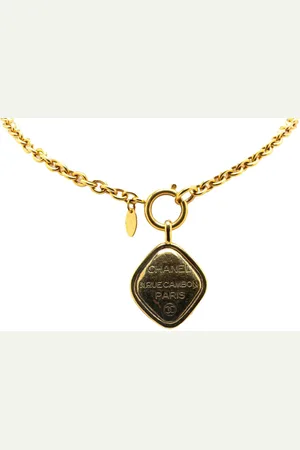 CHANEL Collana placcata in con pendente 31 Rue Cambon 1970-1980