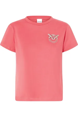 Pinko T-shirt con ricamo Love Birds