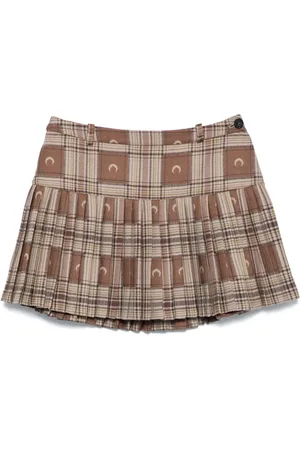 Marine Serre Minigonna con motivo Moon in jacquard