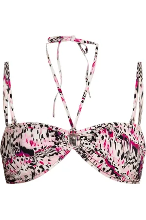 Isabel Marant Top bikini a fascia con stampa