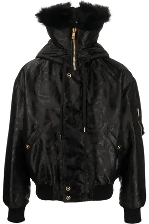 VERSACE Giacca con stampa barocca