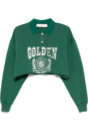 Golden Goose Polo corta con stampa