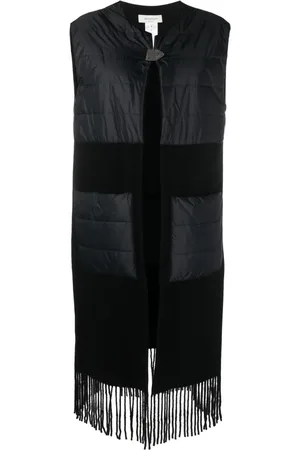Fabiana Filippi Gilet imbottito con frange