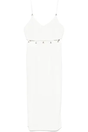 Patrizia Pepe Abito midi con placca logo