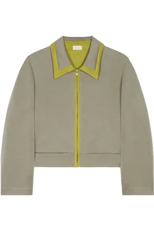 DRIES VAN NOTEN Giacca con rifinitura a contrasto