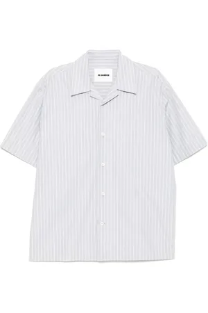 Jil Sander Camicia a righe a maniche corte