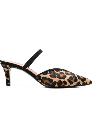 Via Roma Pumps con motivo animalier 65mm