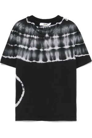 Msgm T-shirt con fantasia tie dye