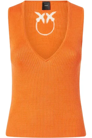 Pinko Top smanicato a coste