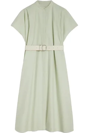 Jil Sander Abito midi con cintura