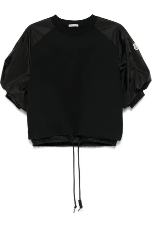 Moncler T-shirt con maniche a contrasto