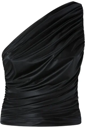 Pinko Top monospalla in tulle