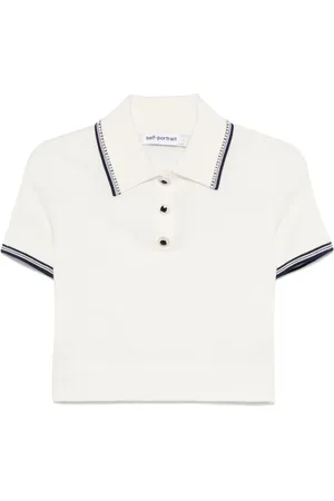 Self-Portrait Polo in maglia