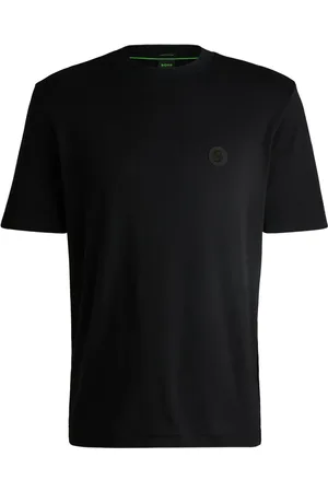 HUGO BOSS T-shirt in cotone con monogramma Double B